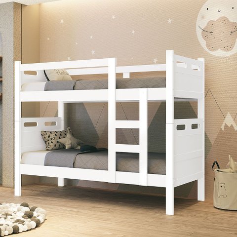 Beliche para quarto infantil e juvenil com escada Jaspe