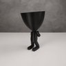 Vaso Rob Plant de Joelhos - Preto - 4