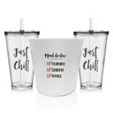 Ver imagem 1 de Kit Balde de Pipoca e 2 Copos Personalizados -Just Chill