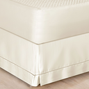 Ver imagem 1 de Saia pra Cama Queen Casal Luxuosa 100% Algodao Ponto Palito:bege