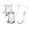 Ver imagem 1 de Kit 2 Canecas Chopp 450ml e 2 Canecas Gel Acrílico KrystalON