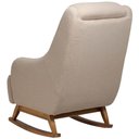 Ver imagem 7 de Poltrona de Amamentação com Balanço Base Nina Fábula D02 Bouclê Marrom Claro B-122 - Lyam Decor