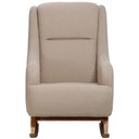 Ver imagem 3 de Poltrona de Amamentação com Balanço Base Nina Fábula D02 Bouclê Marrom Claro B-122 - Lyam Decor