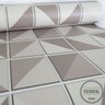 Papel de Parede Azulejo Retângulo Marrom 0,48X3,00M - 2