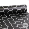 Papel de Parede Pastilha para Cozinha Colmeia Preto 0,58x1,40m - 2