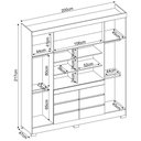 Ver mais imagens de Guarda Roupa Casal 04 Portas com Espelho 66510 Branco Demobile Branco