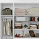 Ver imagem 5 de Guarda Roupa Casal 04 Portas com Espelho 66510 Branco Demobile Branco