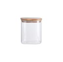 Ver imagem 1 de Pote de Mantimentos Quadrado Flat 800ml Tampa Bambu - Oikos