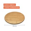 Ver imagem 2 de Tábua de Bambu com Base Giratória - Oikos