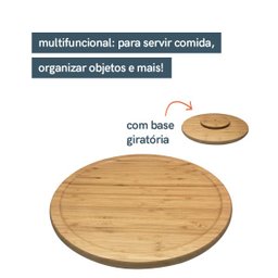 Tábua de Bambu com Base Giratória - Oikos - 3