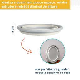 BACIA RETRATIL 5L - OIKOS - 3 BACIA RETRATIL 5L - OIKOS - 3