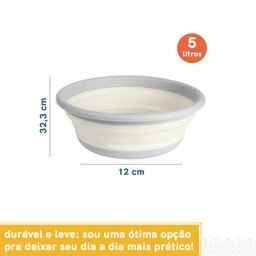 BACIA RETRATIL 5L - OIKOS - 2 BACIA RETRATIL 5L - OIKOS - 2