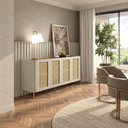 Ver imagem 4 de Painel Ripado Smart 240x120 cm (sem Furo) Incolar Luna