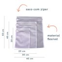 Ver imagem 2 de CONJUNTO DE 3 DE SACOS PMG PARA MAQUINA DE LAVAR - OIKOS
