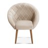 Poltrona Decorativa Emilia Bege - 3