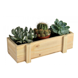 Jardineira Vaso de Madeira para Flores - 2