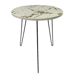 Mesa de Centro em MDF Branca 40 cm - 2