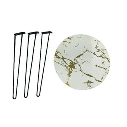 Mesa de Centro em MDF Branca 40 cm - 4
