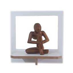 Prateleira Decorativa Quadrada Branca 27 x 27 cm - 2