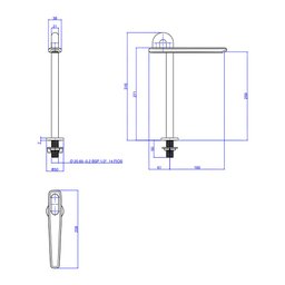 Bica Média Deca You 1791.GF107.MT Memphis de Bancada Dark Antracite U UNICA UNICA - 3