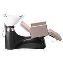 Ver imagem 2 de Lavatório de Cabelo Salão de Beleza Cabelereiro Barbeiro Profissional com Apoio para Pésrose