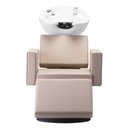 Ver imagem 3 de Lavatório de Cabelo Salão de Beleza Cabelereiro Barbeiro Profissional com Apoio para Pésrose