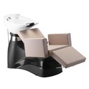 Ver imagem 6 de Lavatório de Cabelo Salão de Beleza Cabelereiro Barbeiro Profissional com Apoio para Pésrose