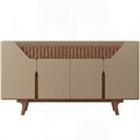Ver imagem 5 de Aparador Buffet Devon B02 4 Portas 2 Prateleiras MDF Fendi Lyam Decor