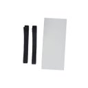 Ver imagem 1 de Prateleira MDF Branca Com Alça de Couro 30 x 13 cm