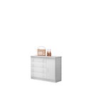 Ver imagem 1 de Cômoda Sapateira 1 Pt/4 Gav Doce Sonho Branco 2561 - Qmovi