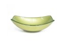 Ver imagem 1 de CUBA DE VIDRO OVAL CHANFRADA 46CM VERDE OLIVA