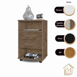 Mesa de Cabeceira Cielo Cor:canela - Mizza Decor - 5