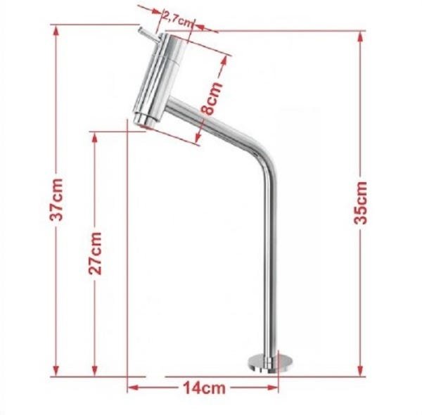 CUBA DE VIDRO OVAL CHANFRADA 51CM VERMELHO CEREJA + VALVULA CLICK + TORNEIRA METAL - 3