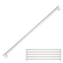 Ver imagem 1 de Kit 6 Puxador 480mm Alumínio Armário Móveis Cômoda Roupeiro