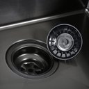 Ver imagem 4 de Cuba Dupla Preta Black Cozinha Gourmet em Aço Inox 304 com Válvula e Dispenser Inovartte Icb14