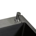 Ver imagem 3 de Cuba Dupla Preta Black Cozinha Gourmet em Aço Inox 304 com Válvula e Dispenser Inovartte Icb14