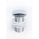 Ver imagem 2 de CUBA DE VIDRO OVAL CHANFRADA 51CM MARROM + VALVULA CLICK