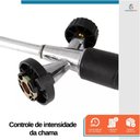 Ver imagem 5 de Kit Maçarico Longo Cabo Ergonômico 80cm Acendimento Automático Ajuste de Chama Soldagem + 1 Refil Gá