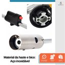 Ver imagem 3 de Kit Maçarico Longo Cabo Ergonômico 80cm Acendimento Automático Ajuste de Chama Soldagem + 1 Refil Gá