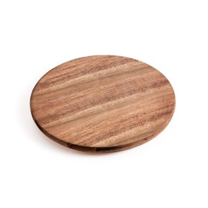 Tábua com Base Giratória de Acácia 25cm - Oikos