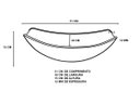 Ver imagem 2 de CUBA DE VIDRO OVAL CHANFRADA 51CM ROSA