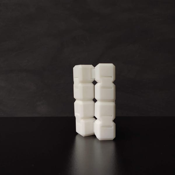 Cubo Infinito Brinquedo - Branco - 2