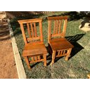 Ver imagem 3 de Cadeira Infantil Produzida em Madeira Maciça de Demolição