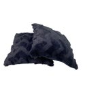 Ver imagem 2 de Capa de Almofada Pelúcia 43 x 43 cm Kit 2 Peças 67Azul