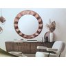 Espelho Redondo com Moldura Rose 55 cm - 1