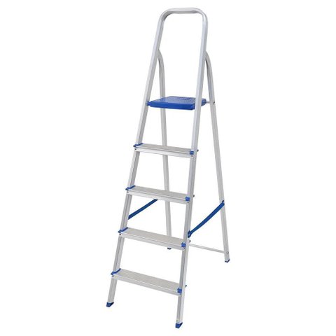 Escada Aluminio 5 Degraus 005103 Mor