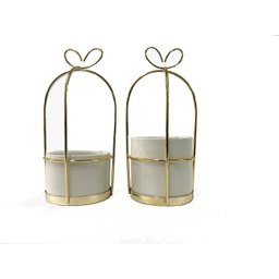Suporte Metal Vaso de Resina Estilo Nórdico 3072 - 8 Suporte Metal Vaso de Resina Estilo Nórdico 3072 - 8