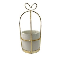 Suporte Metal Vaso de Resina Estilo Nórdico 3072 - 3 Suporte Metal Vaso de Resina Estilo Nórdico 3072 - 3