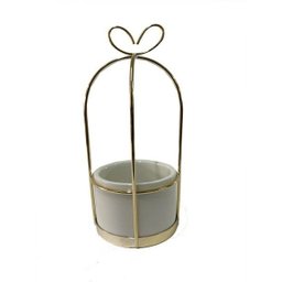 Suporte Metal Vaso de Resina Estilo Nórdico 3072 - 2 Suporte Metal Vaso de Resina Estilo Nórdico 3072 - 2