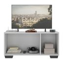 Ver imagem 4 de Rack Tv até 32 Polegadas com Espelhos 3 Portas Multimóveis Mp1079 Branco/preto